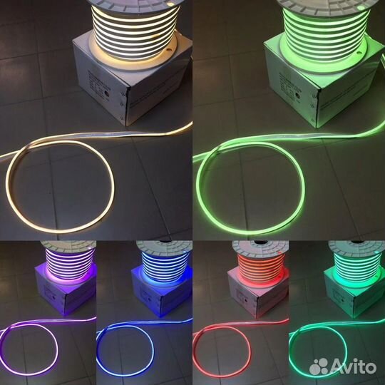 Гибкий неон опт 12v