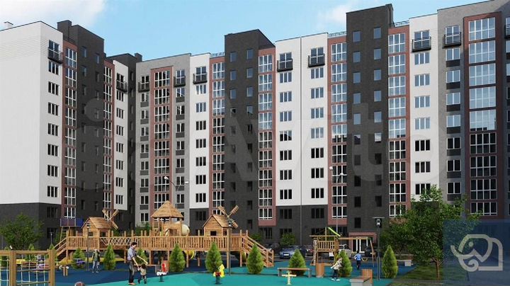 2-к. квартира, 55,5 м², 4/10 эт.