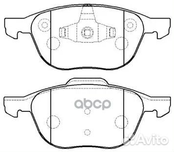 Колодки тормозные дисковые HP5143 HSB