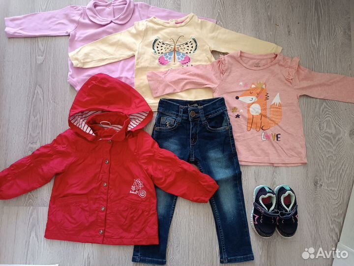 Детские вещи пакетом для девочки р. 80-86