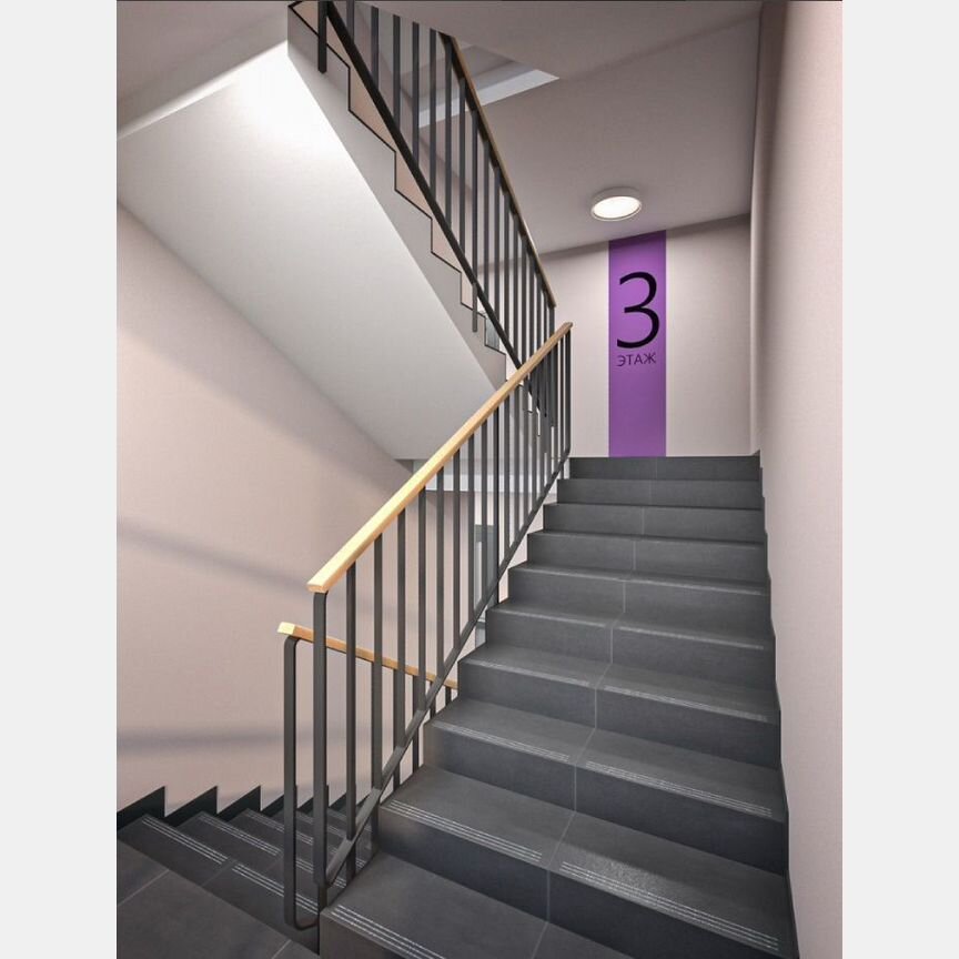 2-к. квартира, 53,4 м², 4/4 эт.