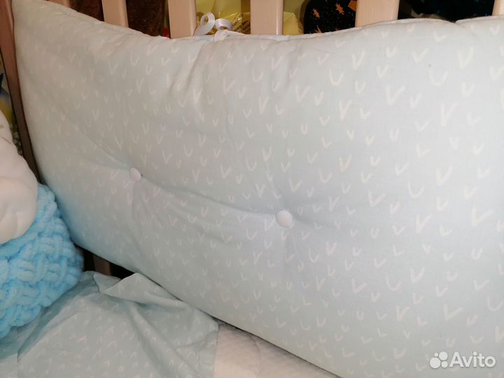 Бортики в кроватку постельное белье