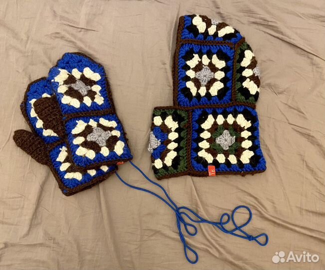 Балаклава кроше Yallo brand и рукавицы