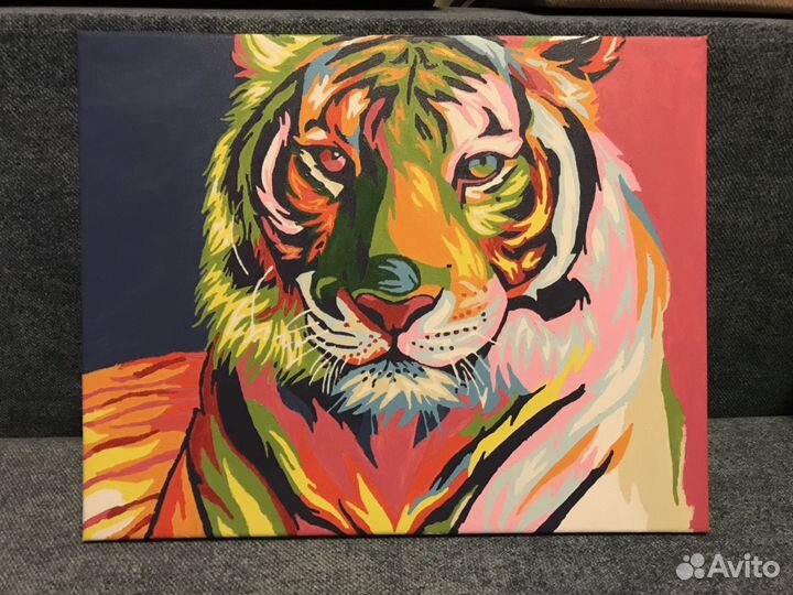 Картина по номерам готовая