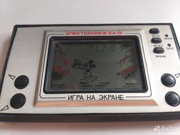 Игра на экране СССР Электроника 24-01