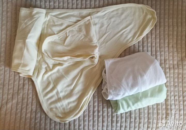 Пелёнка кокон Матрёшка-Куколка 50-56 р. 3 шт