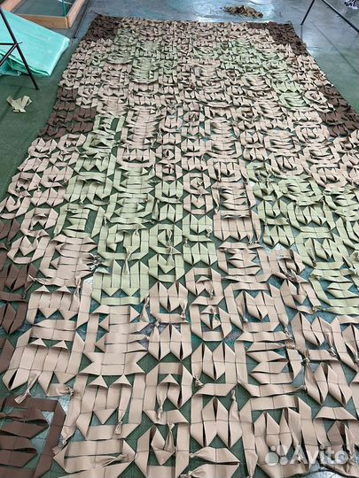 Маскировочная сетка степная 6х9 м