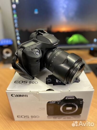 Canon 80d + kit18-135mm+50mm 1.8stm