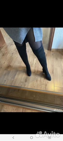 Сапоги ботфорты женские