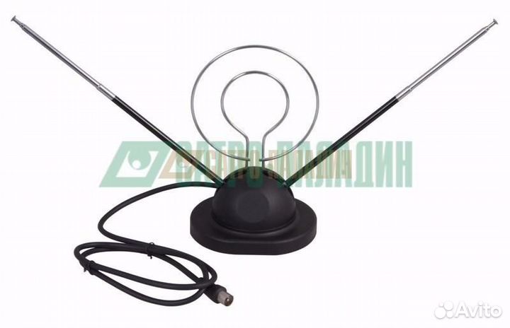 Антенна комнатная телескопическая на подставке с к