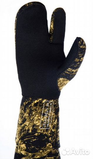 Неопреновые трехпалые рукавицы для подводной охоты