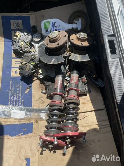 Винтовые стойки на nissan