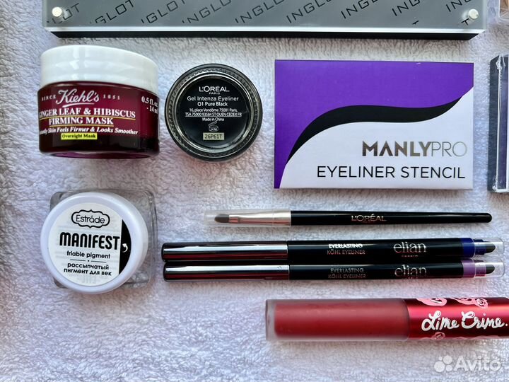 Набор косметики Manly pro inglot loreal Lime Crime