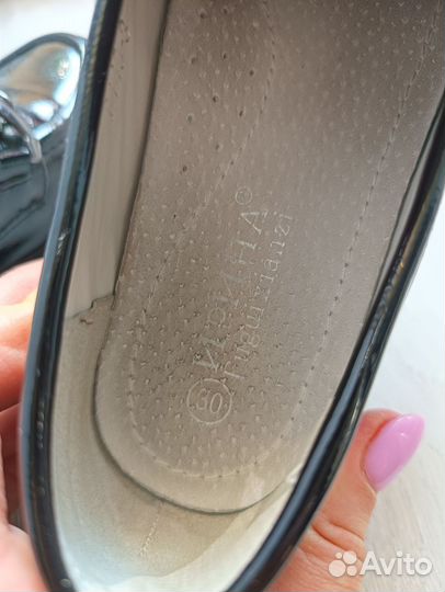 Туфли лоферы для девочки 30 размер