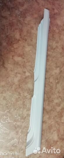 Пластиковые накладки на пороги