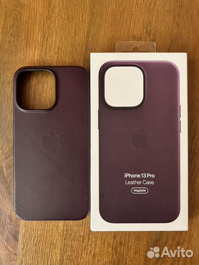 Apple iPhone 13 pro кожаный чехол