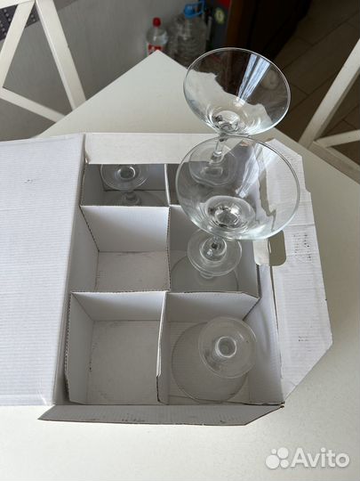 Бокалы для мартини 6 шт