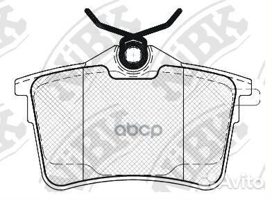 Колодки тормозные дисковые peugeot partner 1.6