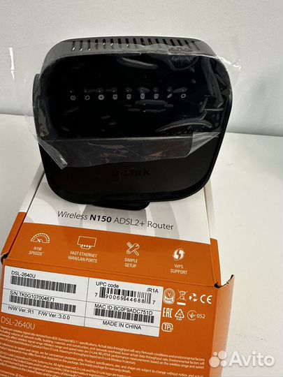 Роутер d link wireless n150 adsl2+ router