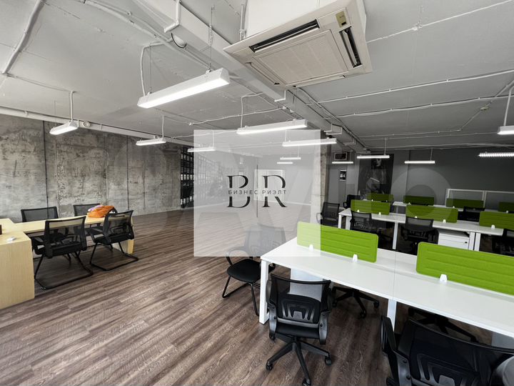 Офис С Мебелью Лофт Витражное остекление, 163 м²