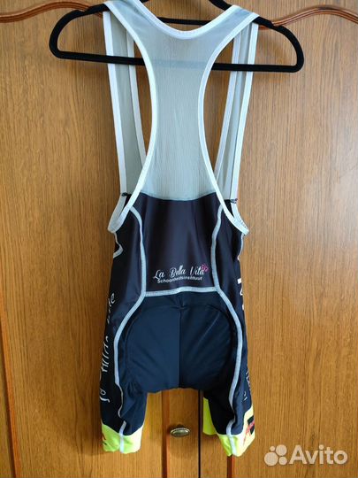 Велошорты с лямками и памперсом