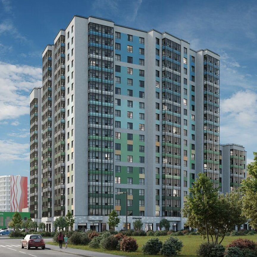 1-к. квартира, 36,7 м², 13/18 эт.