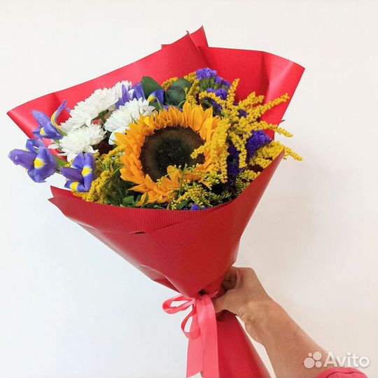Подсолнухи букет на 1 сентября