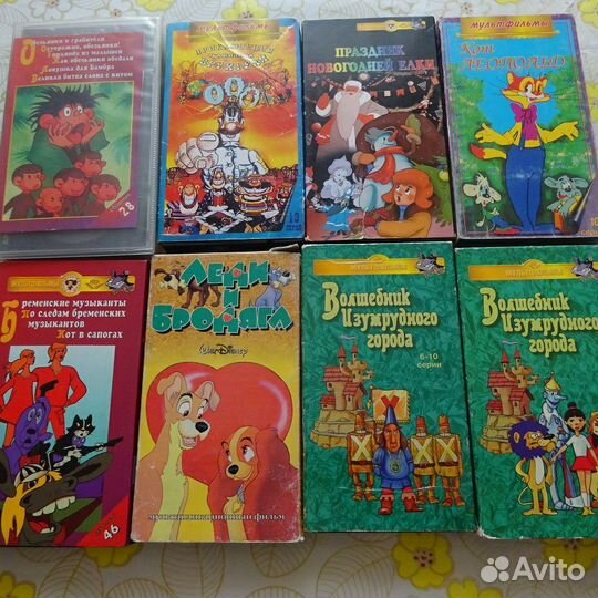 Отечественные Мультфильмы на видео кассетах