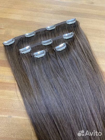 Пошив трессов, волосы на заколках