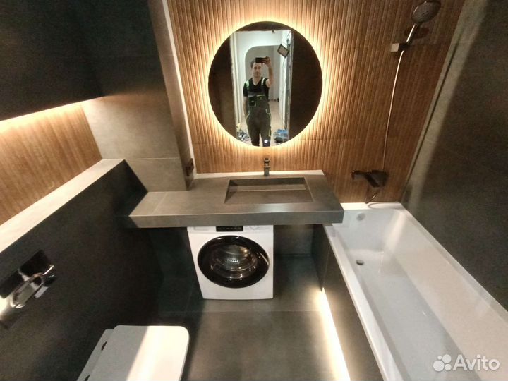 Плиточник. Дизайнерский ремонт ванной комнаты