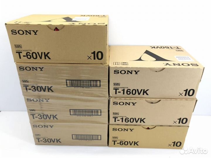 Профессинальные видеокассеты VHS/D-VHS/S-VHS новые