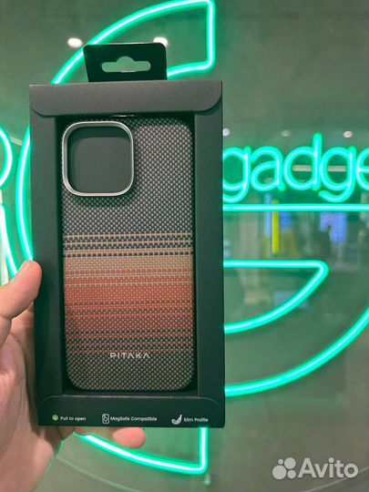 Pitaka Tactile Woven iPhone 16 Pro Max Sunset