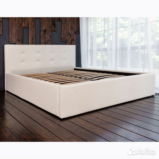 Кровать 140х200 белая Роза