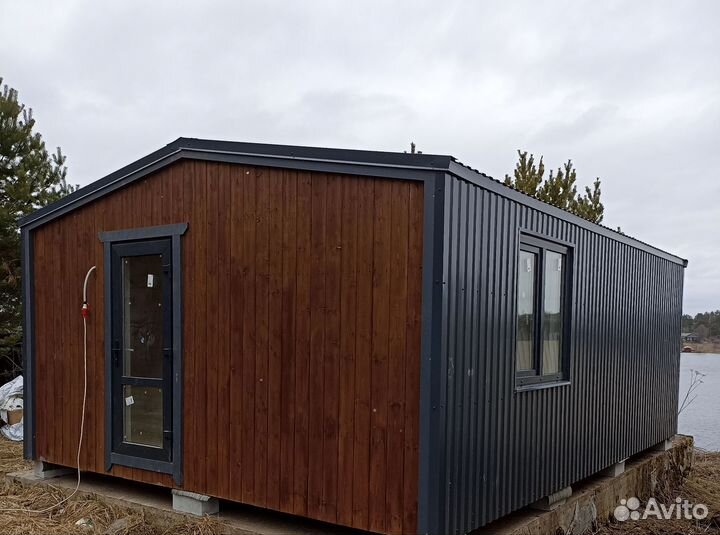 Модульный дом высокие потолки