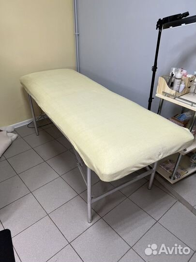 Махровый чехол на кушетку