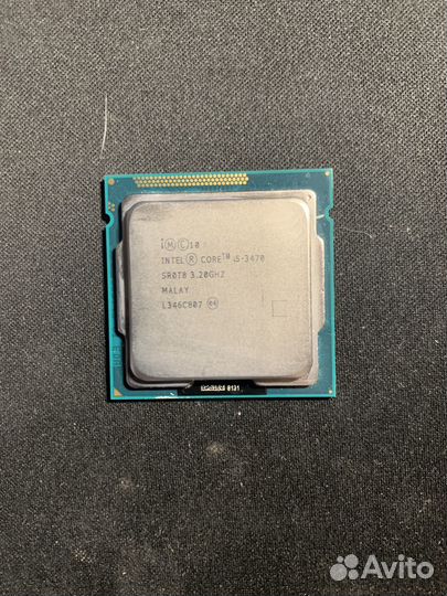 Процессор intel i5 3470