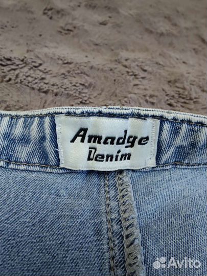 Джинсовый комбинезон