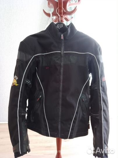 Мотокуртка с защитой, водонепроницаемая