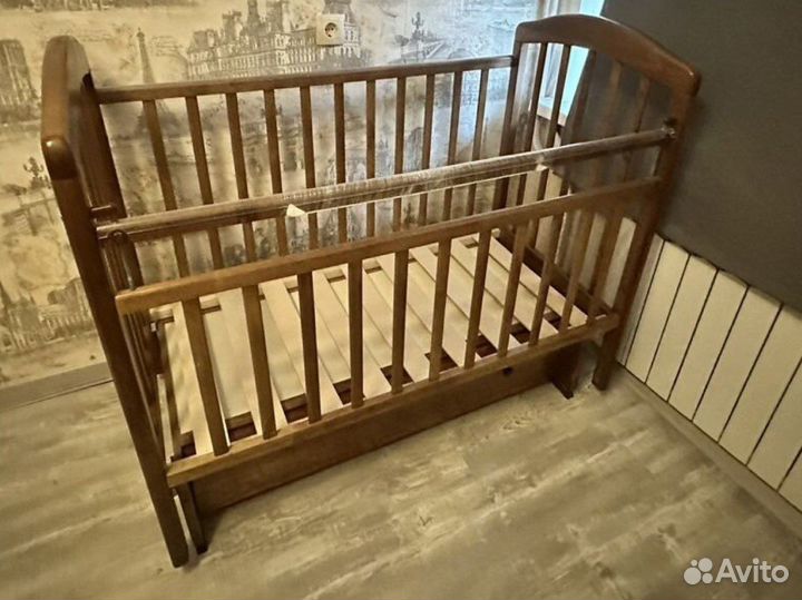 Детская кроватка (Лира7) и матрас