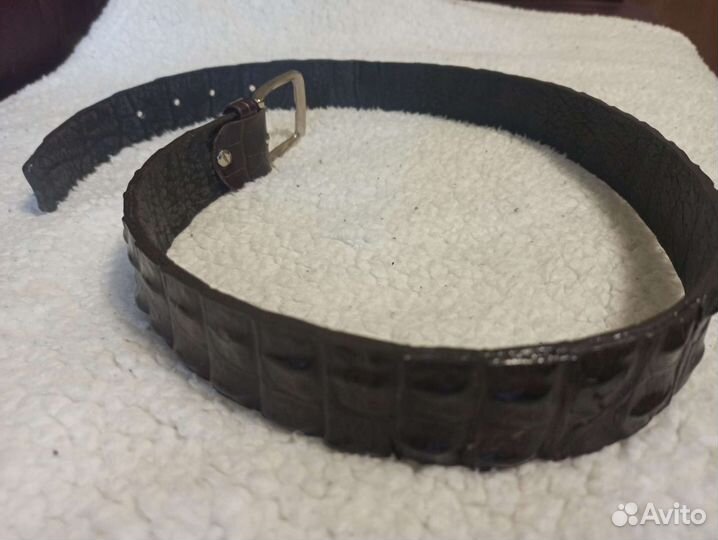 Ремень из кожи крокодила