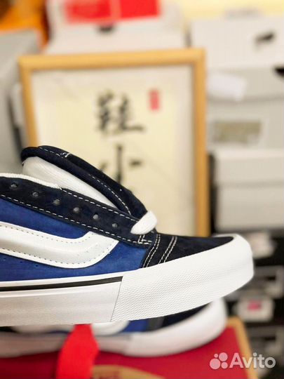 Кеды Vans Knu Skool premium navy blue true white