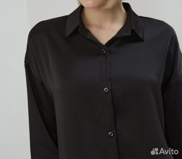 Шелковая рубашка женская