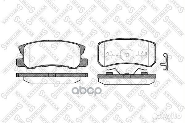 814 002B-SX 803 02FDB1604 колодки дисковые з