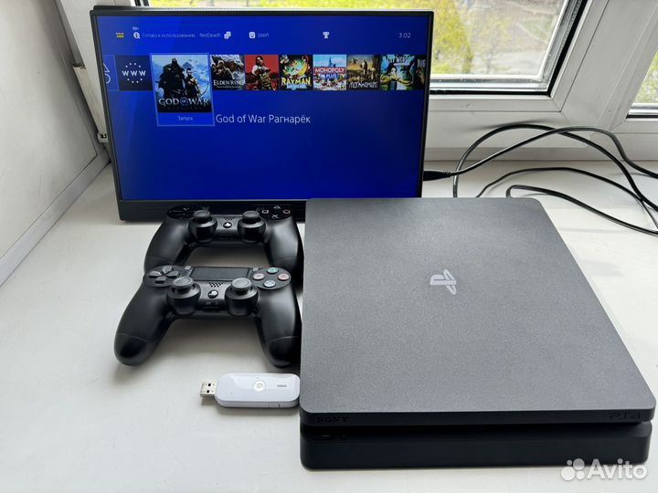 Sony ps4 slim 1000гб Прошитая