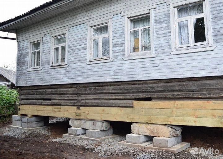 Замена венцов деревянного дома