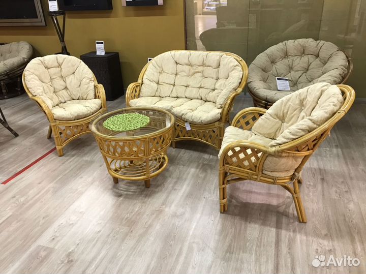 Мебель из натурального ротанга. Рассрочка. Сургут