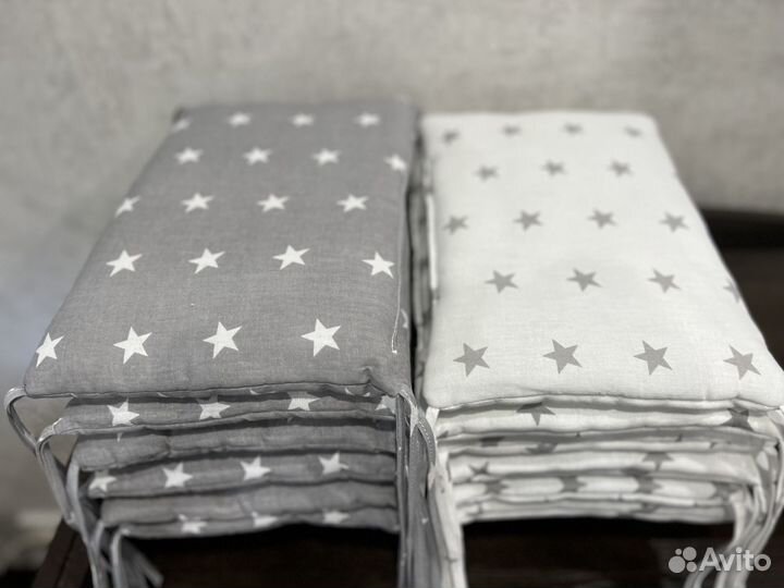 Бортики в детскую кроватку балдахин с держателем