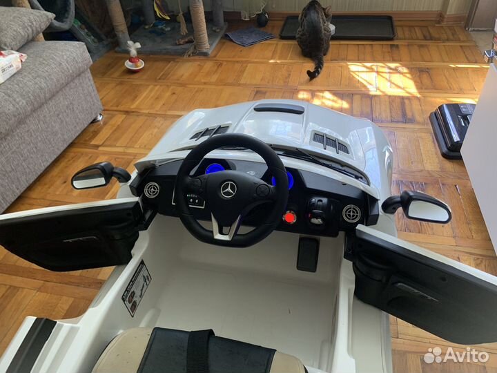 Детский электромобиль электрокар mercedes amg б/у