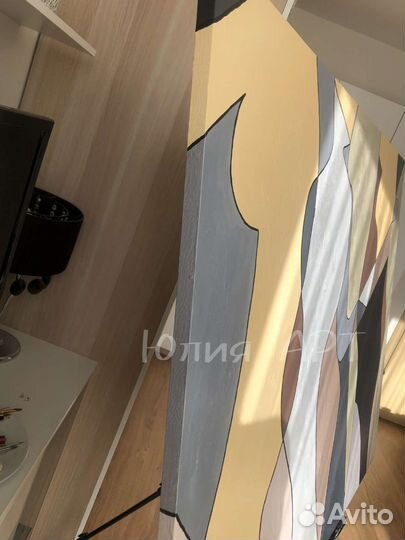 Картина современная Абстракция на холсте большая