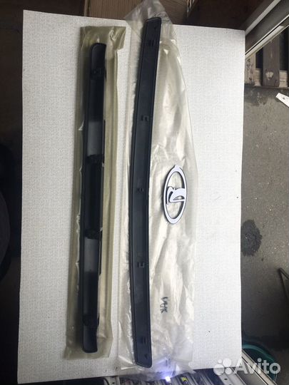 Сабли и эмблема Приора Черный лак